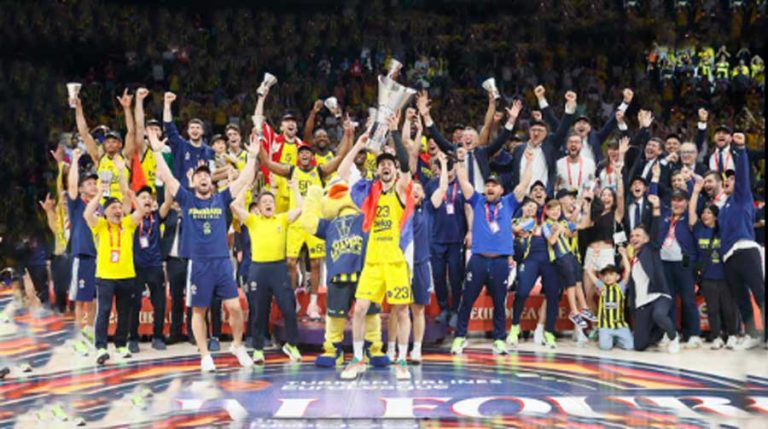 Fenerbahçe 2.kez basketbol da avrupa şampiyonu!
