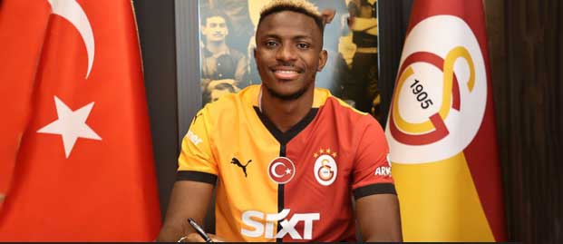 osimhen galatasarayda,galatasaray dan rekor bonservis