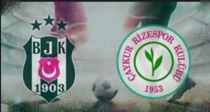 Beşiktaş Çaykur Rizespor’u 4 – 1 mağlup etti: Beşiktaş çeyrek finalde beşiktaş rizesporu 4-1 yendi ve adını kupa da çeyrek finale yazdırdı